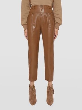 REBECCA MINKOFF • Sandra Faux Leather Pant in Tobacco